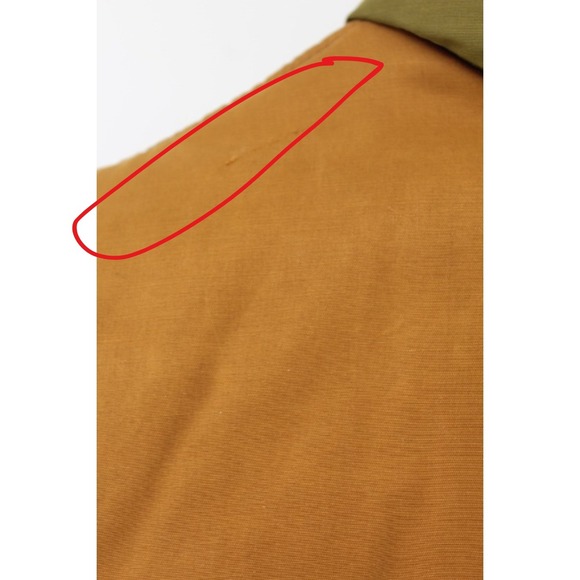 Vintage Levi's Olive Khaki Vest Men's Large Cotton Puffer Trucker Style - Picture 10 of 10